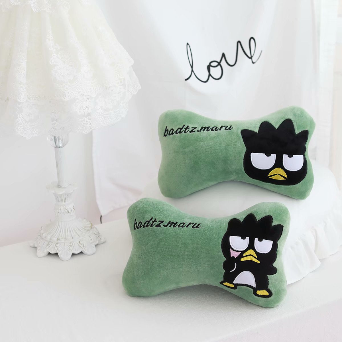 Cute cool penguin pillow blanket black penguin dual-purpose nap pillow car cushion pillow coral velvet blanket