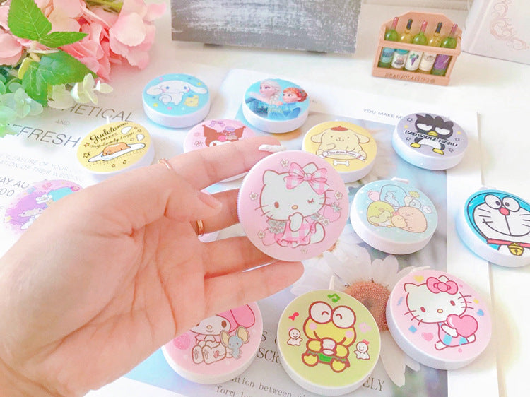 Cartoon cute small tape soft ruler Koroma portable measuring clothes waist measurements 1.5 Milla feet.