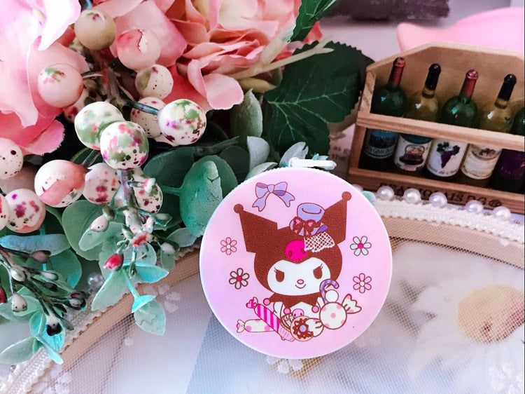 Cartoon cute small tape soft ruler Koroma portable measuring clothes waist measurements 1.5 Milla feet.