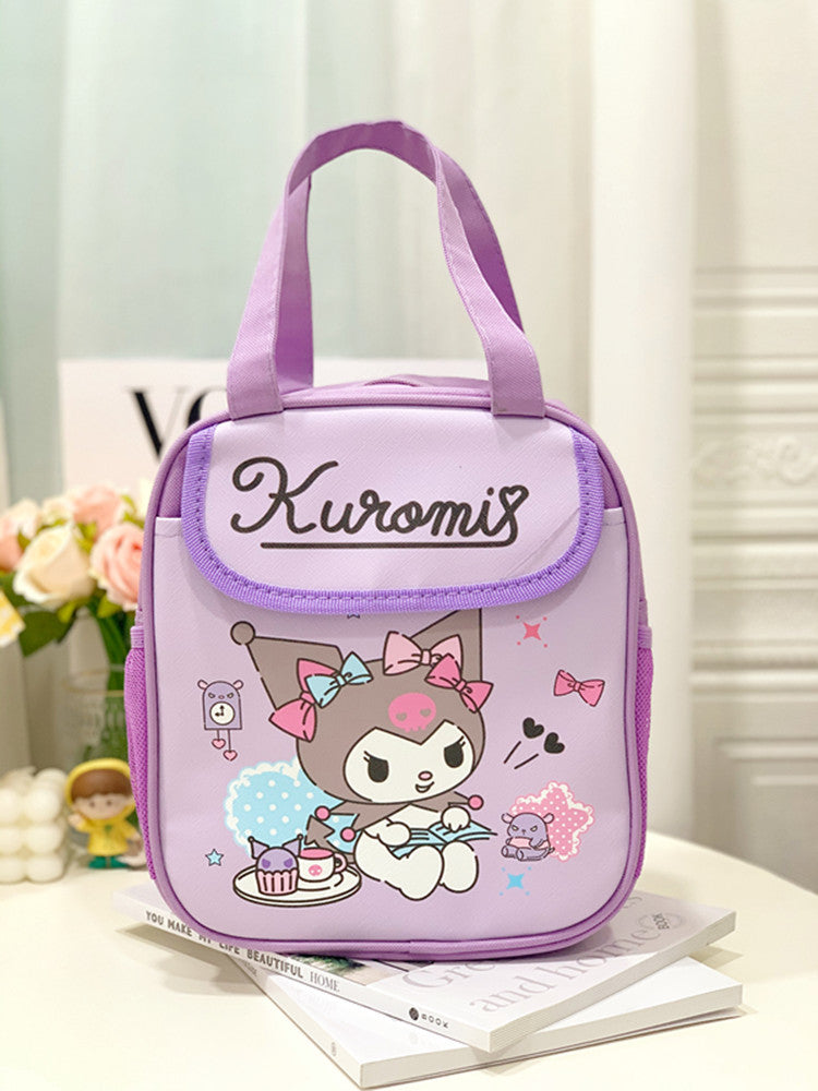 Japanese cute large-capacity lunch box bag portable lunch bag with rice at work high-value portable aluminum foil lunch bag.