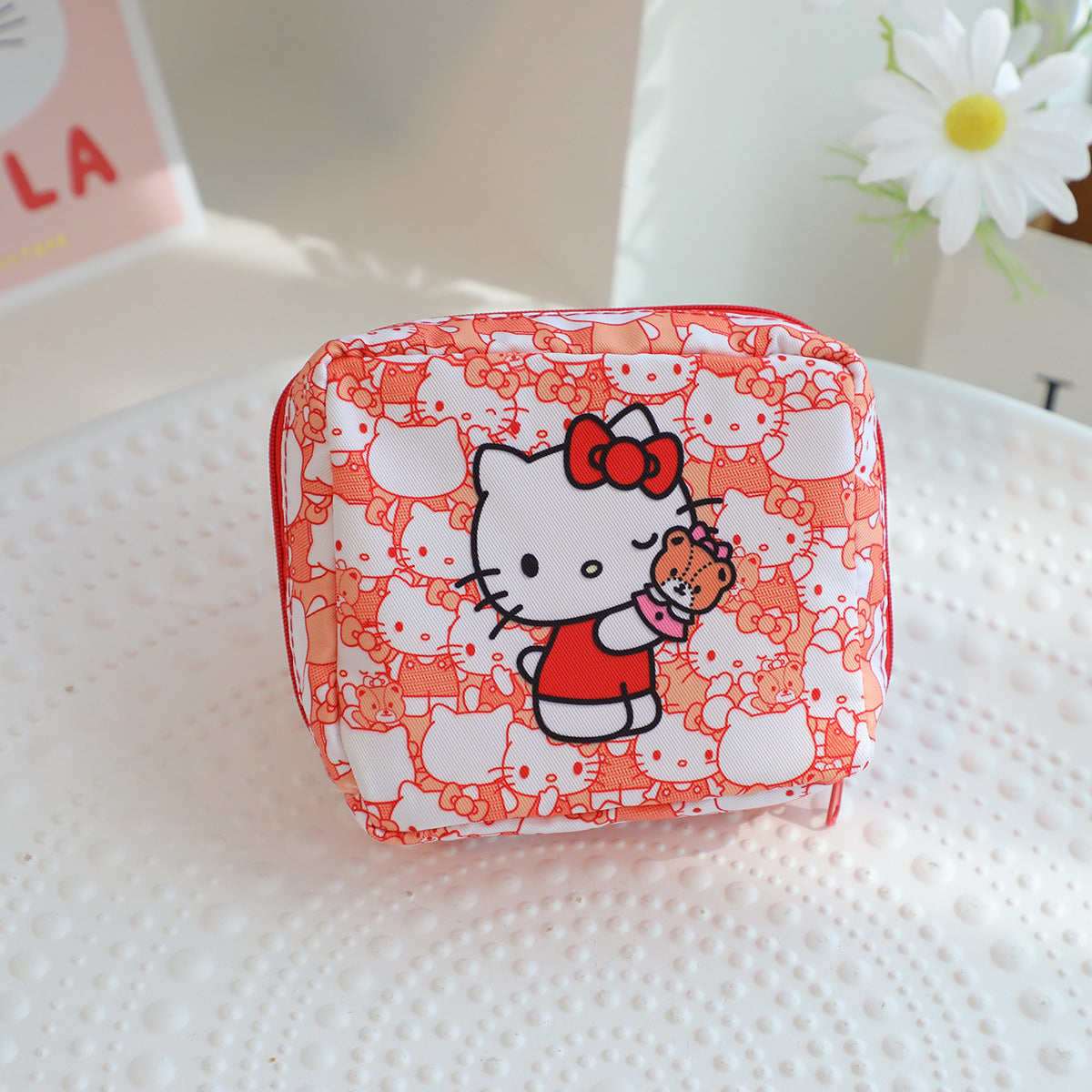 cute multi-head cartoon tampon storage bag cute girl portable cosmetics small items storage