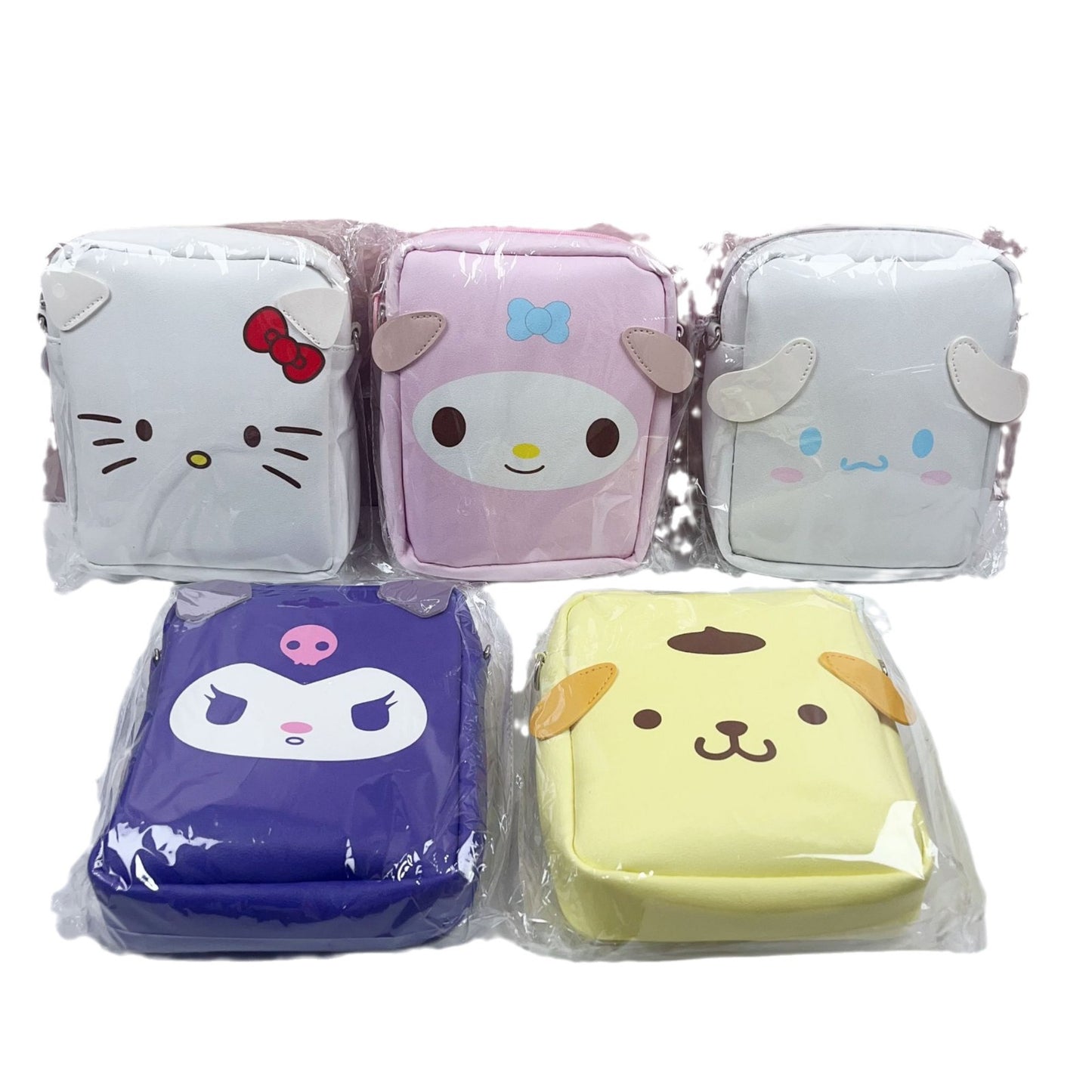 【B-0046】Foreign trade Sanrio new cartoon crossbody bag small backpack creative coin purse mini small bag women's simple and portable