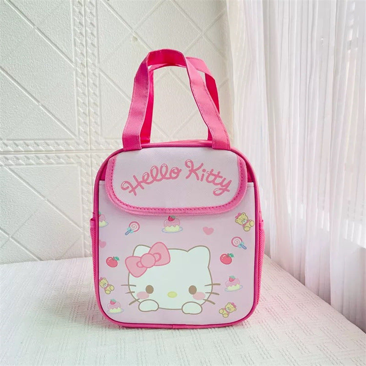 Japanese cute large-capacity lunch box bag portable lunch bag with rice at work high-value portable aluminum foil lunch bag.