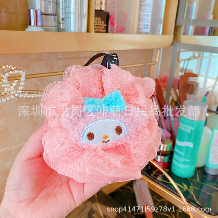 【T-0008】Bathing Bomb Large Bath Ball Bath Flower Cute Cartoon Rubbing Bath Bubble Bath Flower Cinnamon Dog Bath Towel