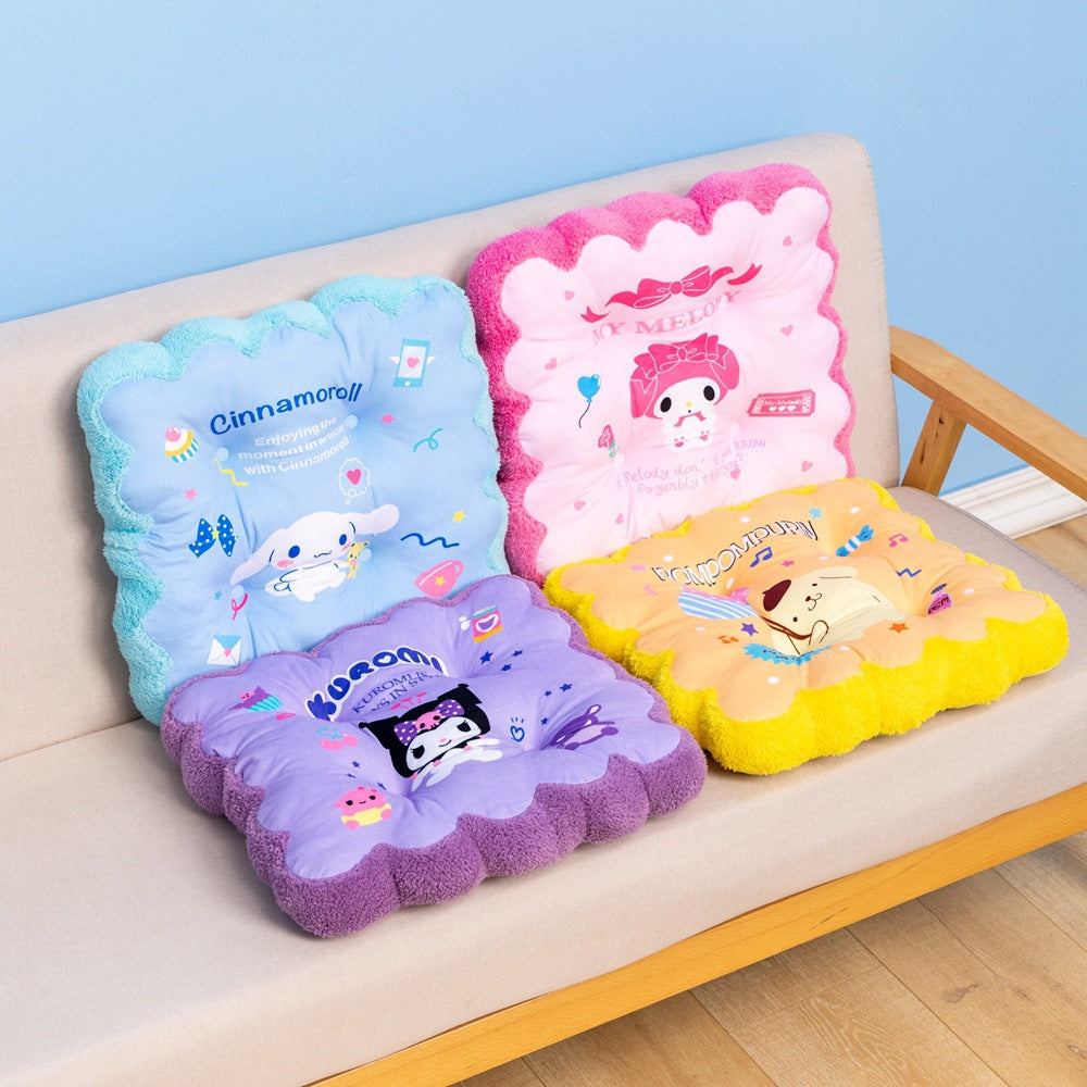 Cartoon home cushion chair cushion thickened tatami mat futon office sedentary seat cushion student anti slip fart mat wholesale