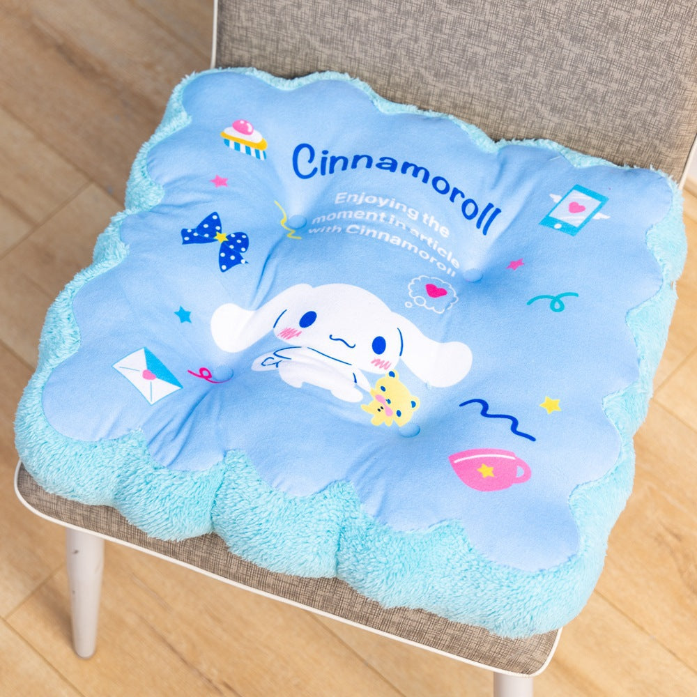 Cartoon home cushion chair cushion thickened tatami mat futon office sedentary seat cushion student anti slip fart mat wholesale