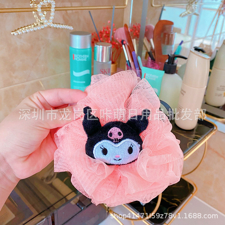 【T-0008】Bathing Bomb Large Bath Ball Bath Flower Cute Cartoon Rubbing Bath Bubble Bath Flower Cinnamon Dog Bath Towel