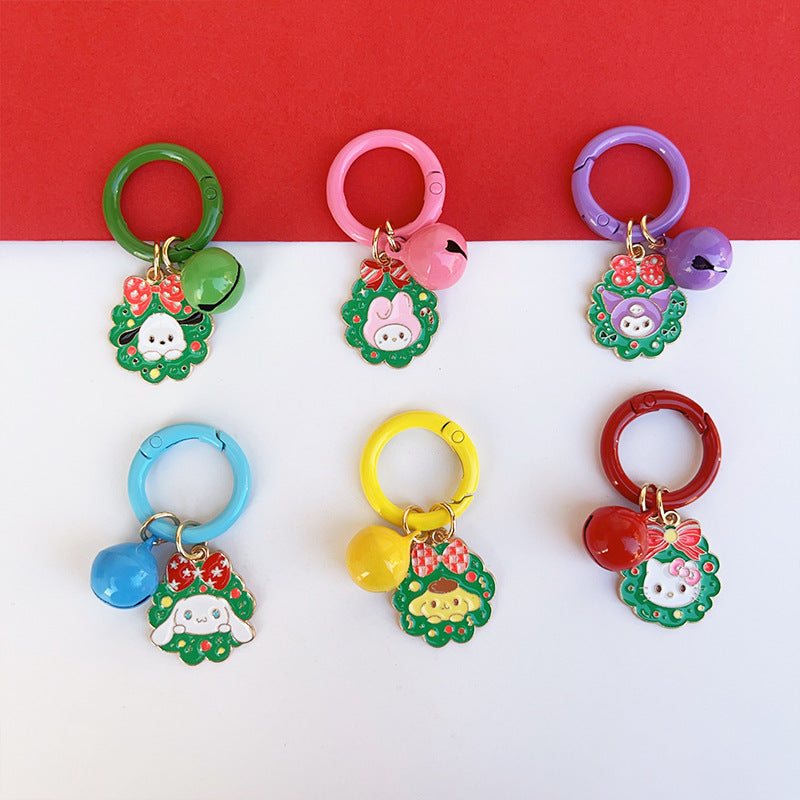 【TY-00018】Keychain cute Sanrio Keyring alloy cartoon gift pendant creative gifts