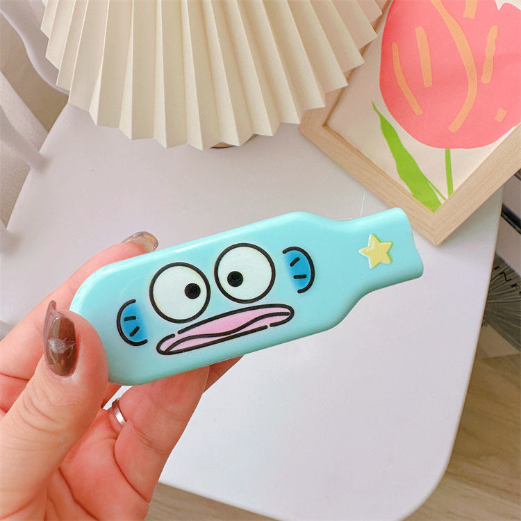 【DU-0053】New ugly fish cute mini girl heart hairdressing comb portable travel portable folding massage comb