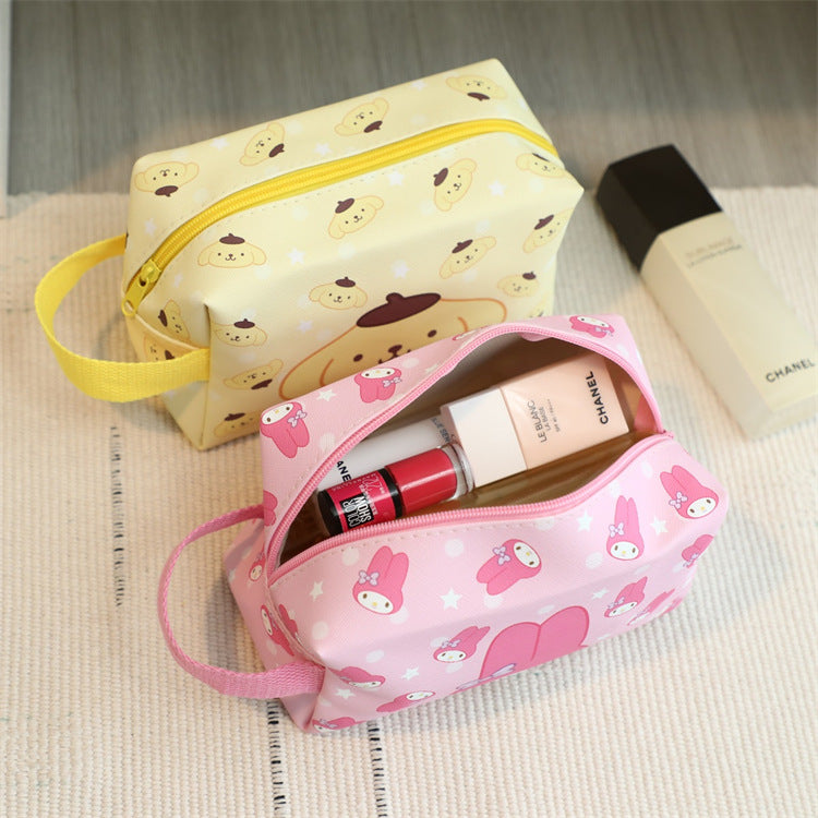 【B-0012】Ugly Fish Cosmetic Bag Portable Tote Large Capacity Stationery Pouch Pen Pouch Student Pencil Case Kurumi Stationery Bag