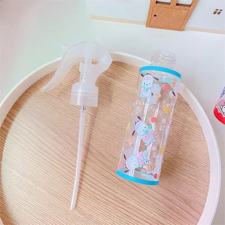 Japanese cute makeup water spray bottle alcohol disinfectant sub bottle hand button flower watering empty bottle fine mist spray bottle