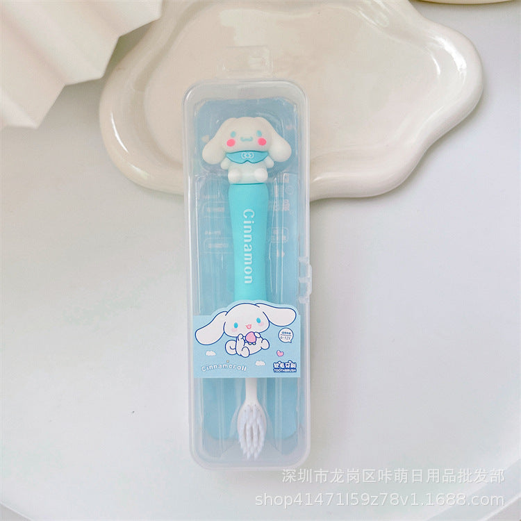 【T-0020】Japanese Cute Girl Heart Toothbrush Soft Hair Cleaning High Density Toothbrush Adult Male and Female Household Small Head Cartoon Toothbrush