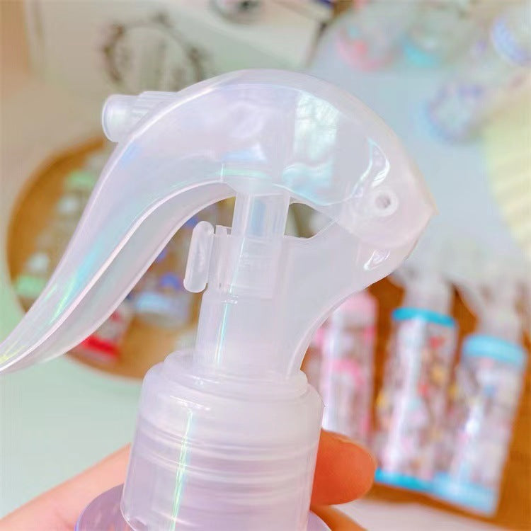 Japanese cute makeup water spray bottle alcohol disinfectant sub bottle hand button flower watering empty bottle fine mist spray bottle