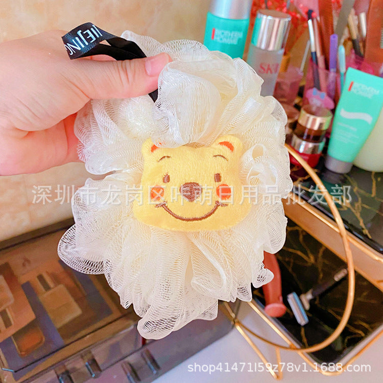 【T-0008】Bathing Bomb Large Bath Ball Bath Flower Cute Cartoon Rubbing Bath Bubble Bath Flower Cinnamon Dog Bath Towel