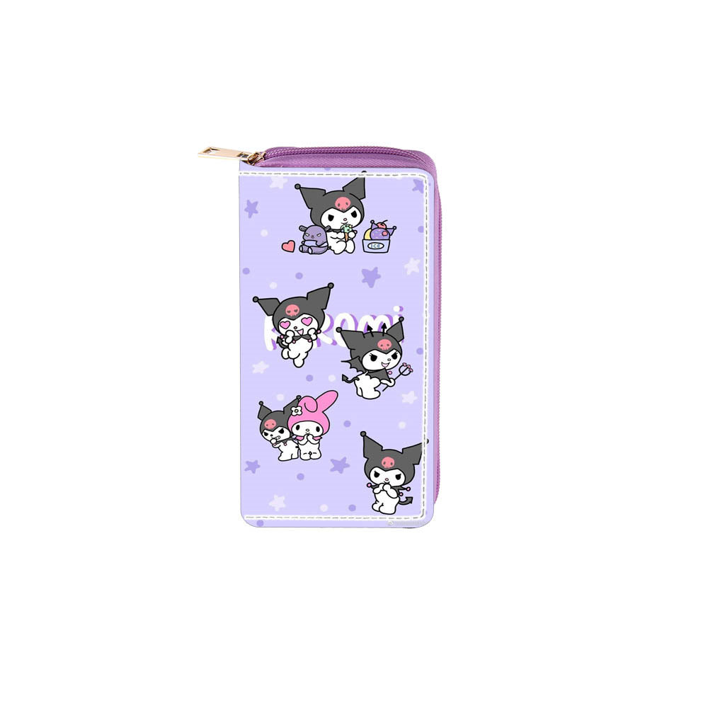 Cross border Melody Long PU Zipper Wallet 2055 Sanrio Handbag