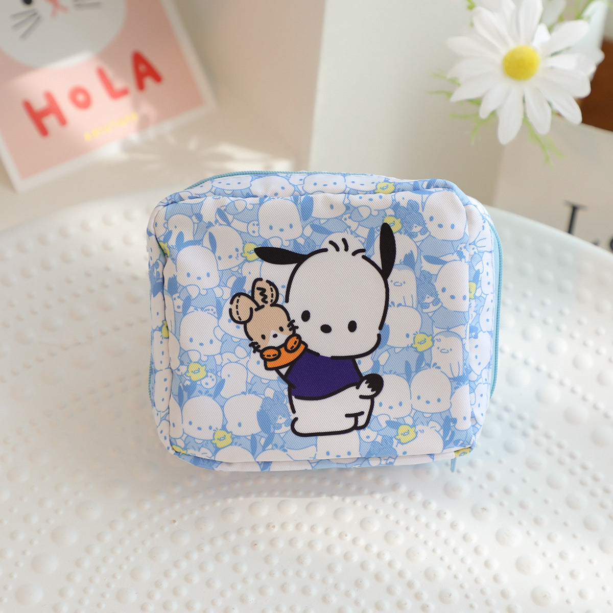 cute multi-head cartoon tampon storage bag cute girl portable cosmetics small items storage