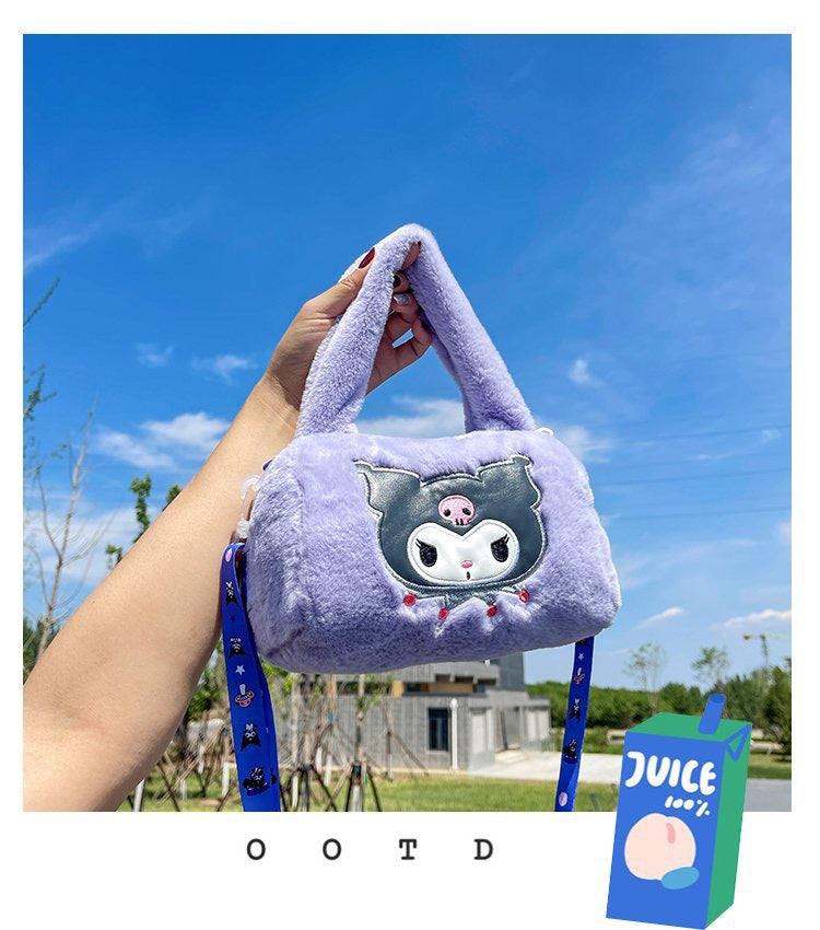 【B-0055】New plush toy bag grab doll doll doll Sanrio shoulder handbag foreign trade gift bear