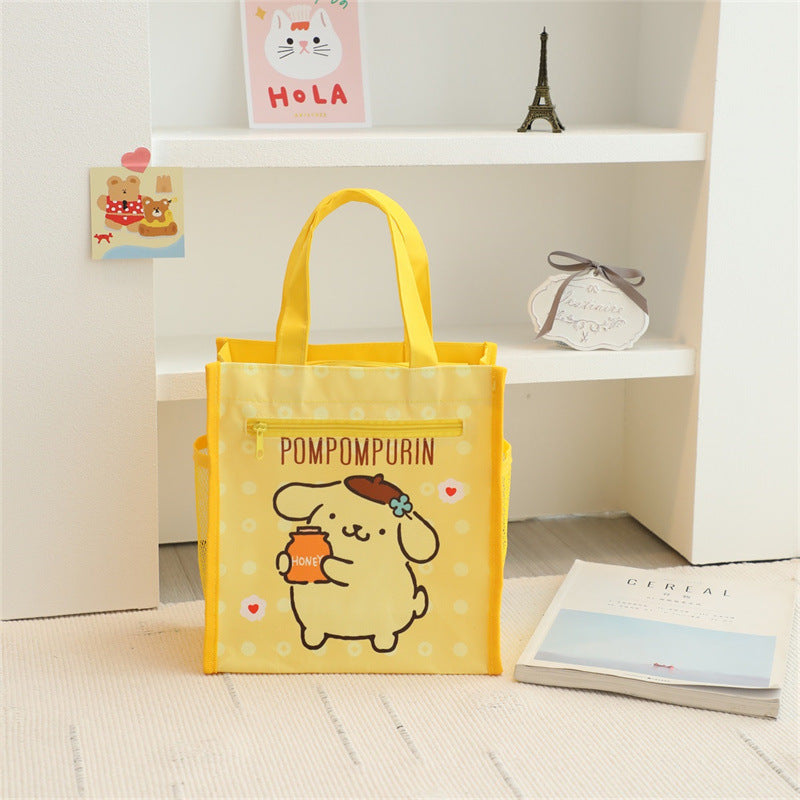 【B-0052】Japanese Cartoon Large Capacity Student Portable Tutorial Bag for Elementary School Students