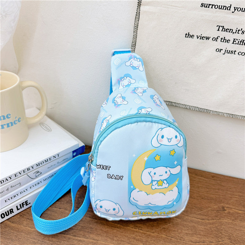 【B-0059】New cartoon children&#039;s chest bag cute kindergarten bag fashion children&#039;s diagonal backpack snack toy shoulder bag