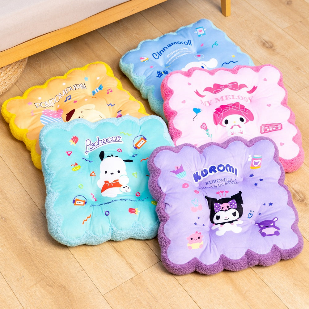 Cartoon home cushion chair cushion thickened tatami mat futon office sedentary seat cushion student anti slip fart mat wholesale