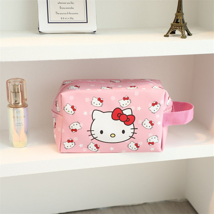 【B-0012】Ugly Fish Cosmetic Bag Portable Tote Large Capacity Stationery Pouch Pen Pouch Student Pencil Case Kurumi Stationery Bag