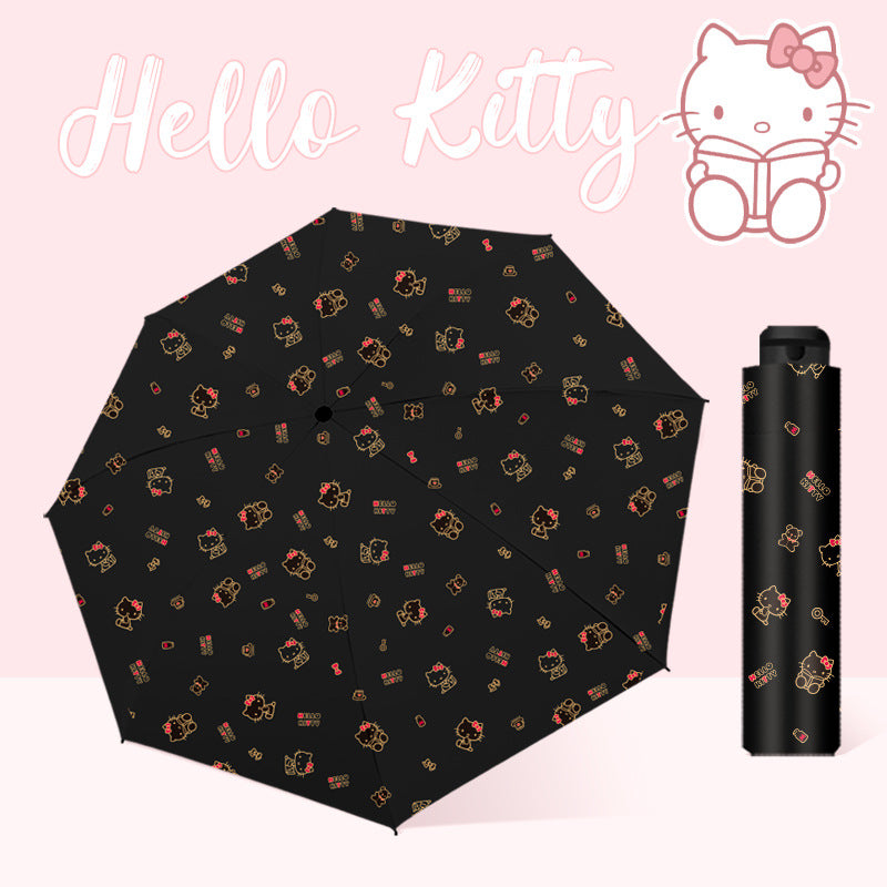 Zhiyu Katie Cat Umbrella Sun Umbrella Student UV Protection Sun Shade Girl Sun Umbrella Sun Umbrella Sun Umbrella