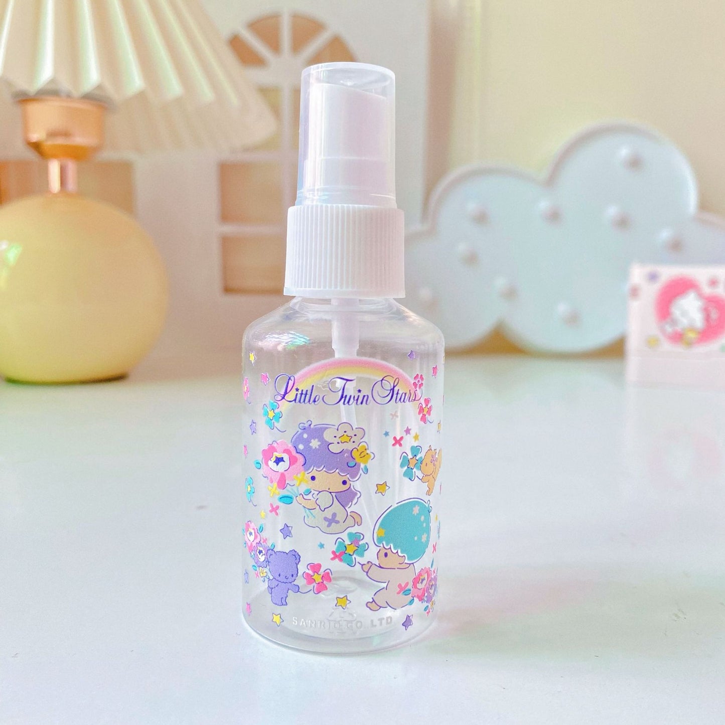 【T-0011】Japanese cute Kulomi portable trumpet spray bottle 50ML mosquito repellent alcohol perfume lotion travel bottling.