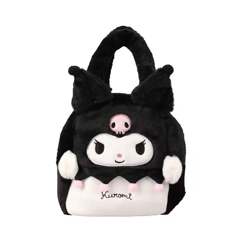 【B-0013】Plush shoulder bag 2023 new plush handbag girls large capacity net red cartoon cute small crossbody bag