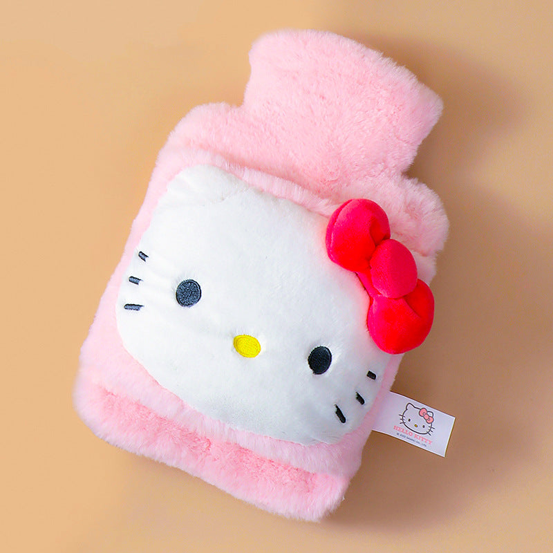 Sanrio spot PVC hot water bottle filling cute cartoon warm water bottle irrigation student dormitory hot water bottle filling