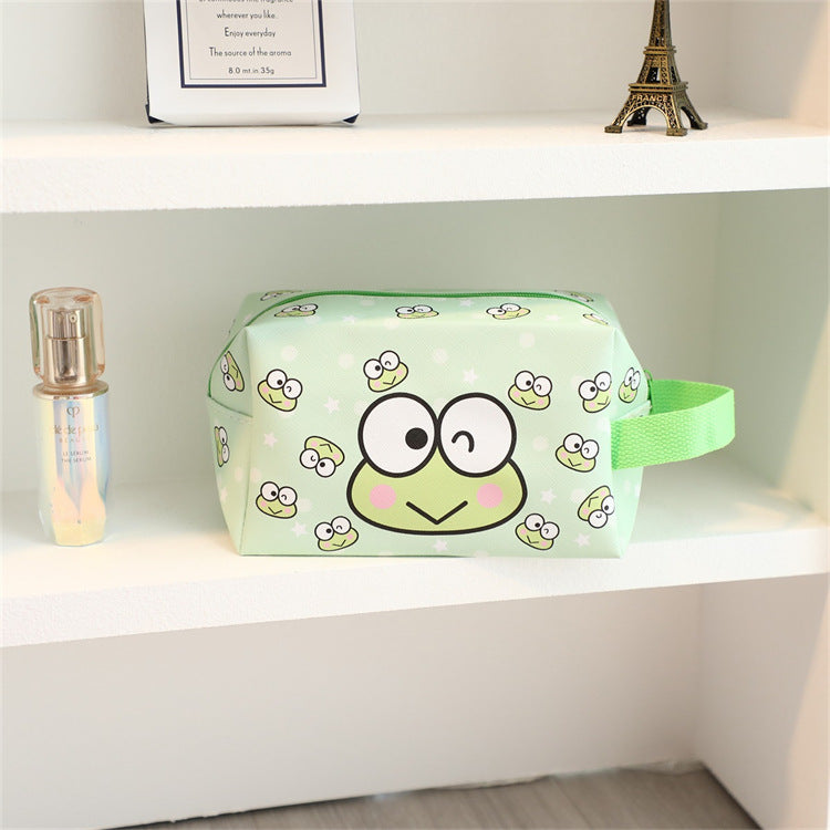 【B-0012】Ugly Fish Cosmetic Bag Portable Tote Large Capacity Stationery Pouch Pen Pouch Student Pencil Case Kurumi Stationery Bag