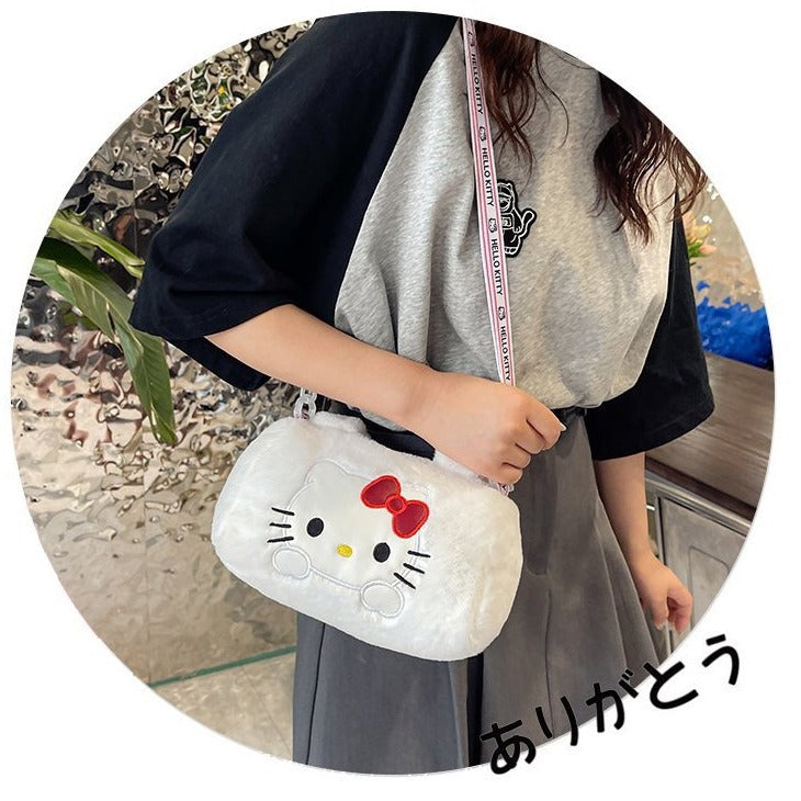 【B-0055】New plush toy bag grab doll doll doll Sanrio shoulder handbag foreign trade gift bear