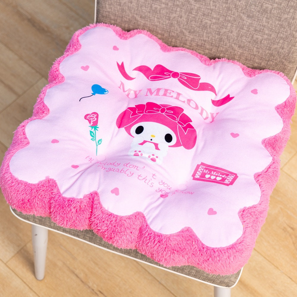 Cartoon home cushion chair cushion thickened tatami mat futon office sedentary seat cushion student anti slip fart mat wholesale