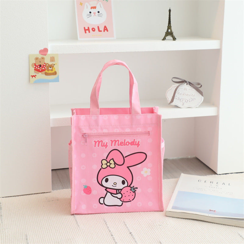 【B-0052】Japanese Cartoon Large Capacity Student Portable Tutorial Bag for Elementary School Students