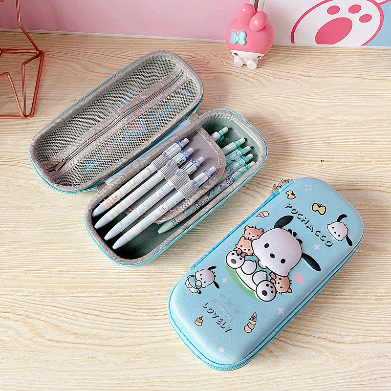 Student stationery box cute pen bag boy pencil case cartoon 3d stereoscopic school supplies storage box holiday gift