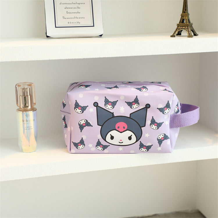 【B-0012】Ugly Fish Cosmetic Bag Portable Tote Large Capacity Stationery Pouch Pen Pouch Student Pencil Case Kurumi Stationery Bag