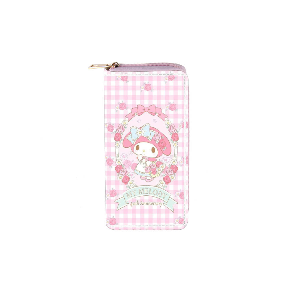 Cross border Melody Long PU Zipper Wallet 2055 Sanrio Handbag