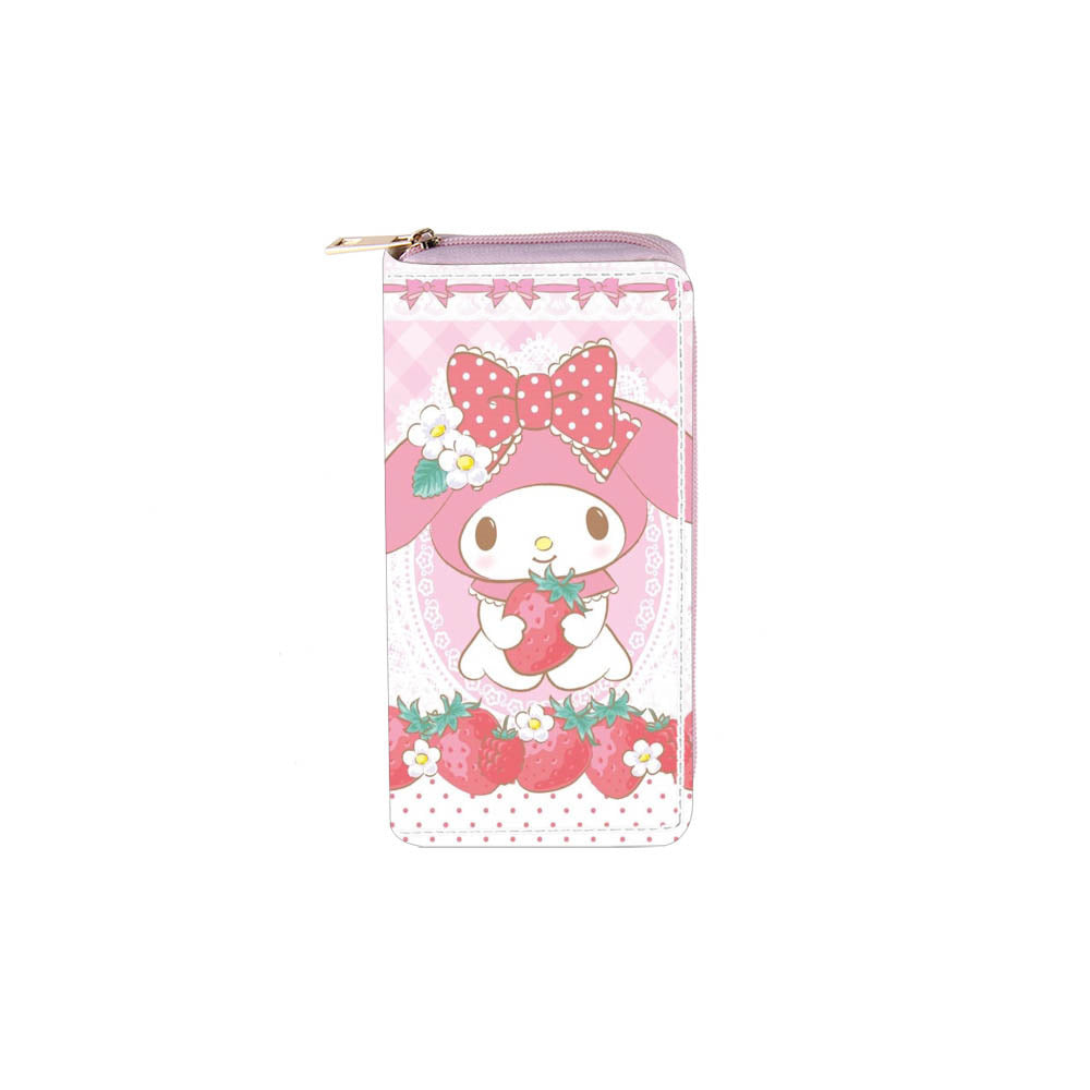 Cross border Melody Long PU Zipper Wallet 2055 Sanrio Handbag