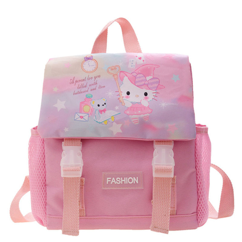 【B-0023】Children bags in the autumn of 2021, the new cartoon cute unicorn backpack foreign girls&#039; kindergarten bag bags.