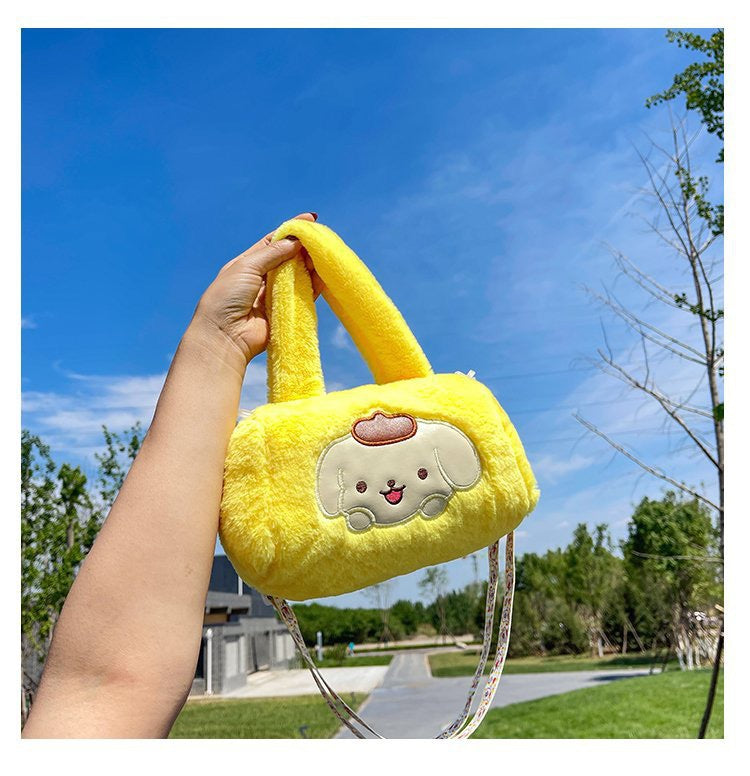 【B-0055】New plush toy bag grab doll doll doll Sanrio shoulder handbag foreign trade gift bear