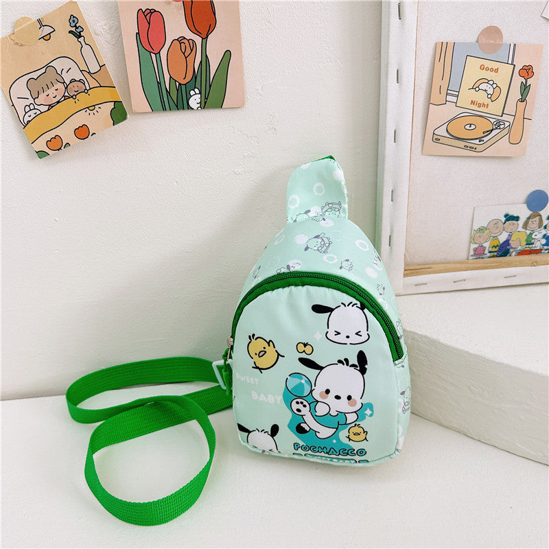 【B-0059】New cartoon children&#039;s chest bag cute kindergarten bag fashion children&#039;s diagonal backpack snack toy shoulder bag