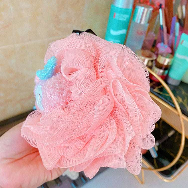 【T-0008】Bathing Bomb Large Bath Ball Bath Flower Cute Cartoon Rubbing Bath Bubble Bath Flower Cinnamon Dog Bath Towel