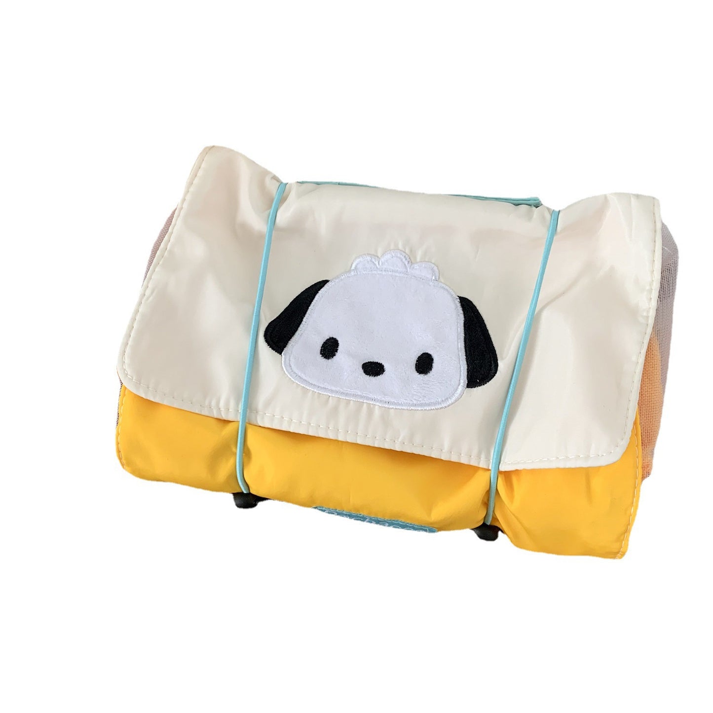 Pacha Dog Strap Makeup Bag Foldable Cute Student Portable Large Capacity Multifunctional Pen Bag Travel Storage Bag