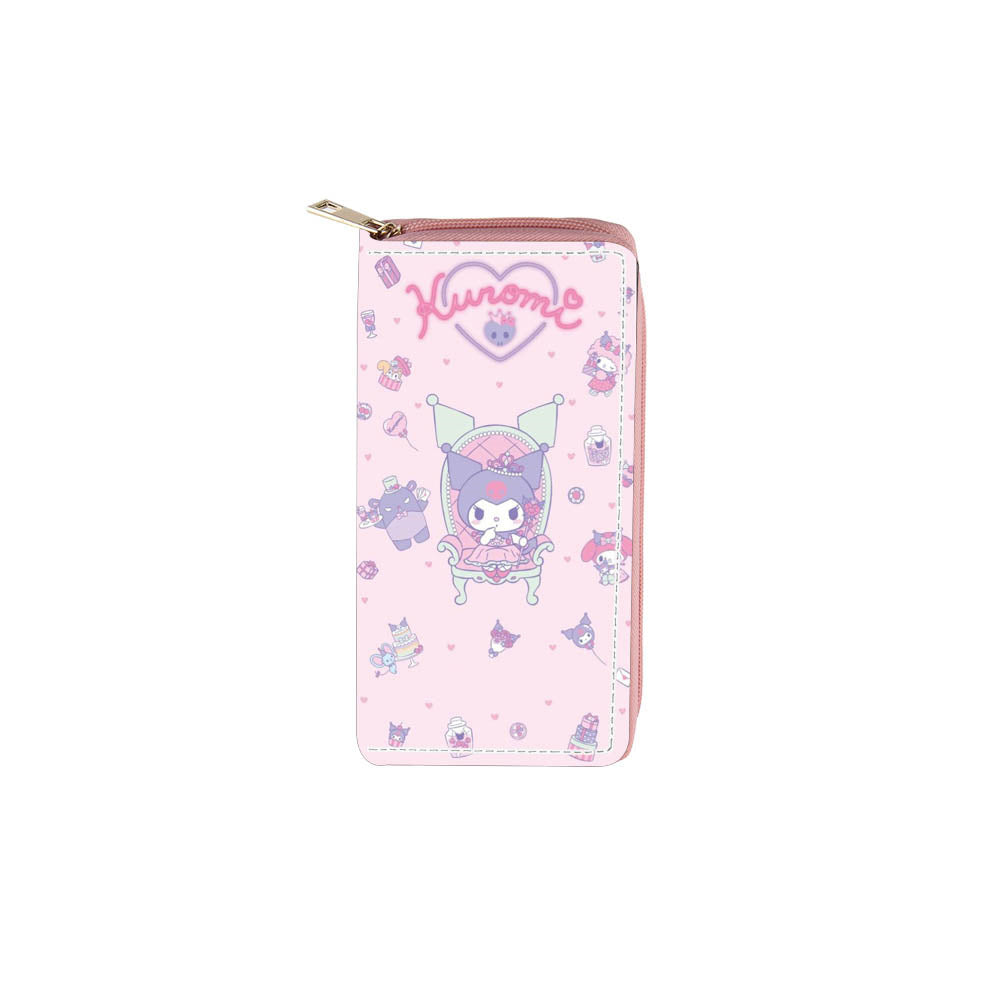 Cross border Melody Long PU Zipper Wallet 2055 Sanrio Handbag