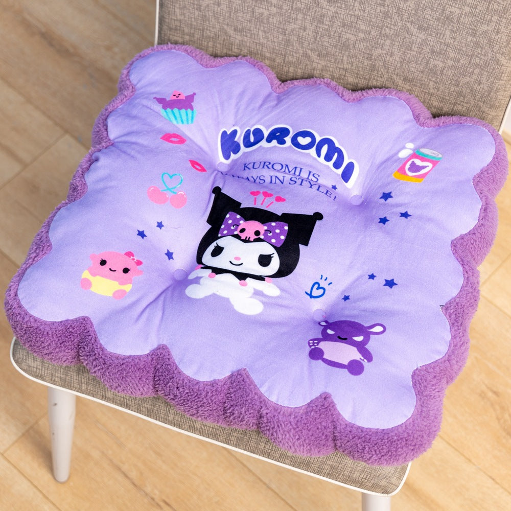 Cartoon home cushion chair cushion thickened tatami mat futon office sedentary seat cushion student anti slip fart mat wholesale