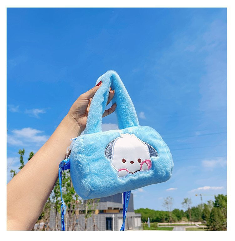 【B-0055】New plush toy bag grab doll doll doll Sanrio shoulder handbag foreign trade gift bear