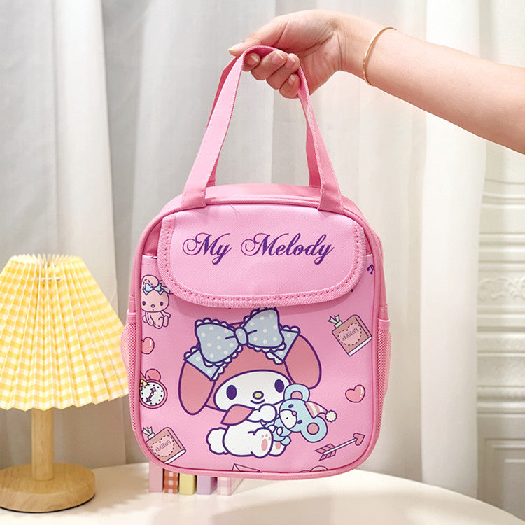 Japanese cute large-capacity lunch box bag portable lunch bag with rice at work high-value portable aluminum foil lunch bag.