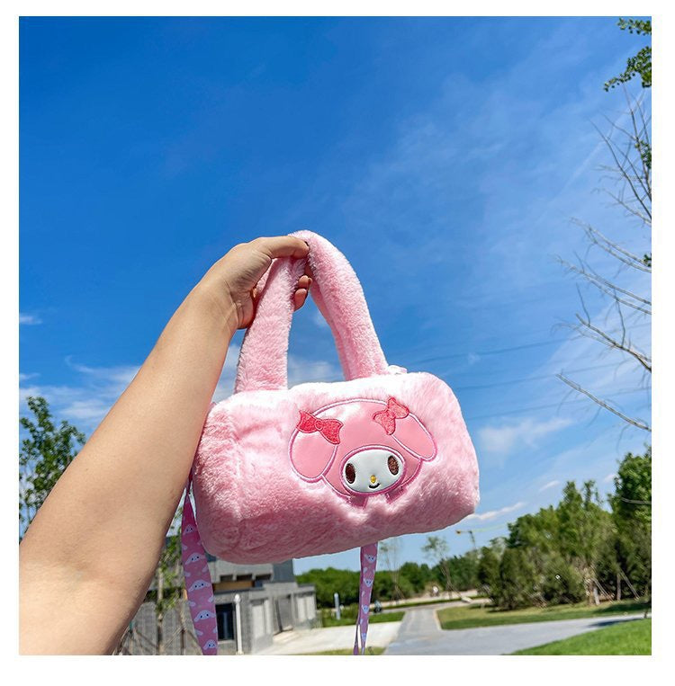 【B-0055】New plush toy bag grab doll doll doll Sanrio shoulder handbag foreign trade gift bear