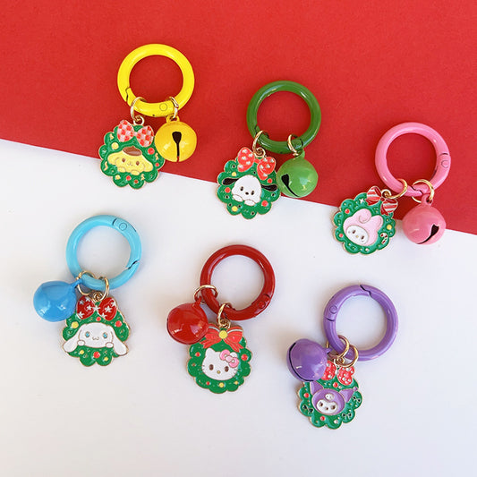 【TY-00018】Keychain cute Sanrio Keyring alloy cartoon gift pendant creative gifts