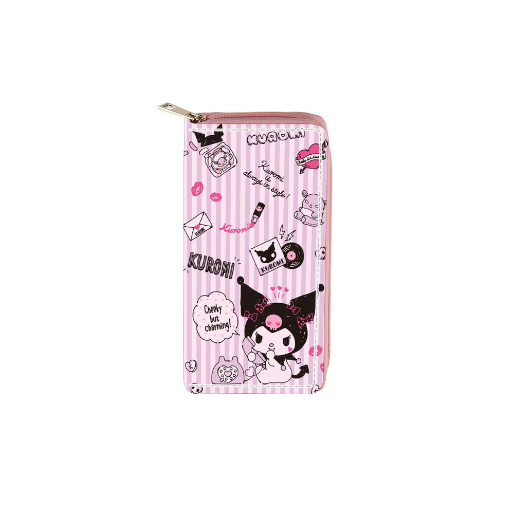 Cross border Melody Long PU Zipper Wallet 2055 Sanrio Handbag