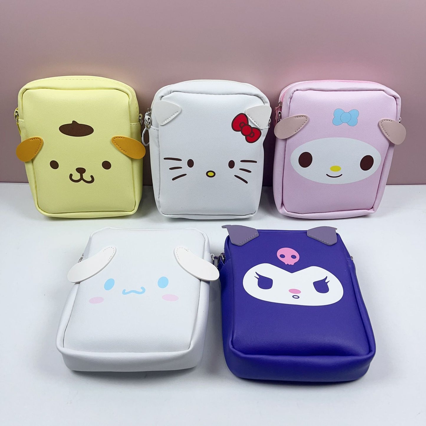 【B-0046】Foreign trade Sanrio new cartoon crossbody bag small backpack creative coin purse mini small bag women's simple and portable